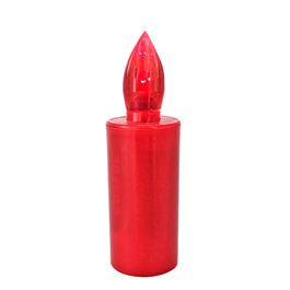 CANDELA VOTIVA A BATTERIA ROSSA CON LED ROSSO