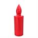 CANDELA VOTIVA A BATTERIA ROSSA CON LED ROSSO